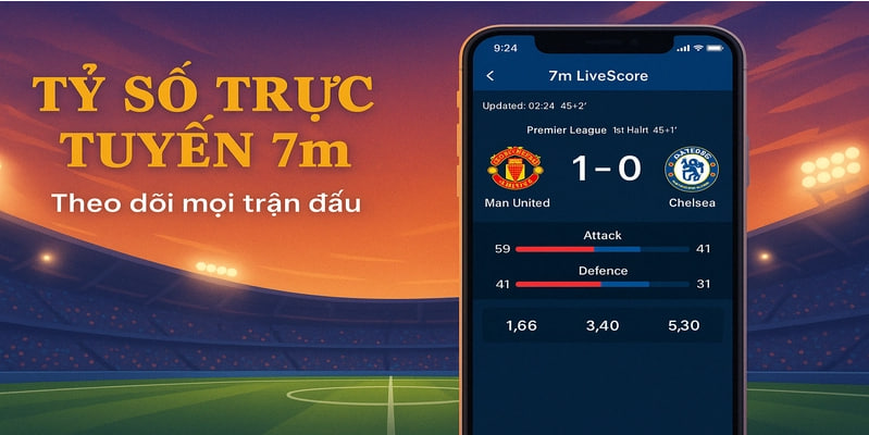 Tỷ số trực tuyến 7M